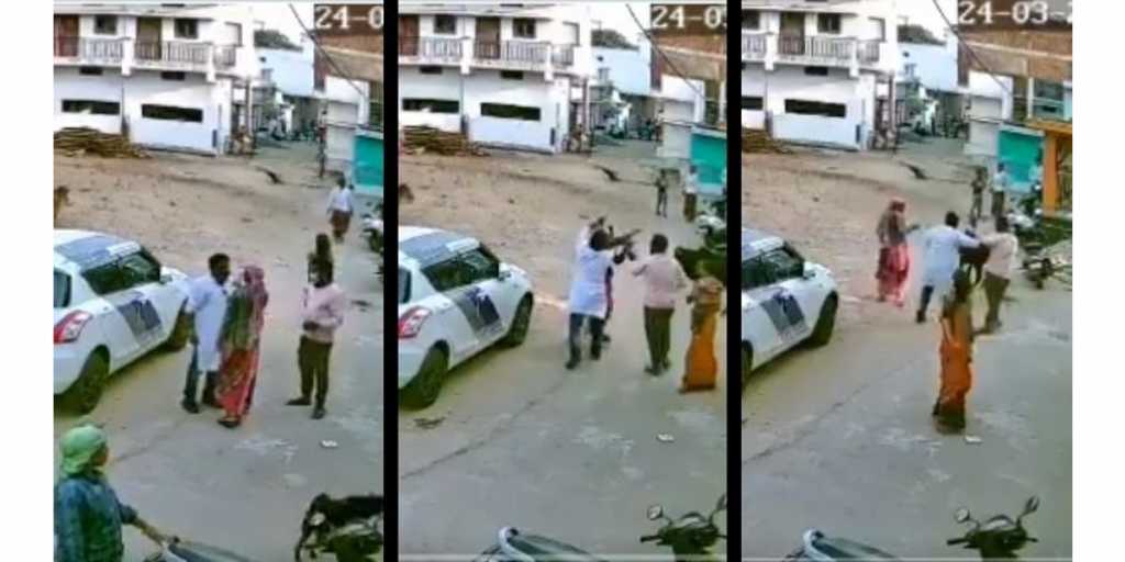 काँग्रेस नगरसेवकाने महिलेवर उचलला हात