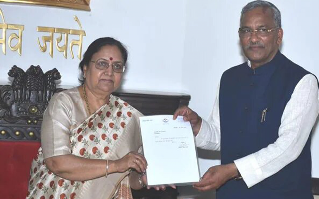 उत्तराखंडचे मुख्यमंत्री त्रिवेंद्र सिंग रावत यांचा राजीनामा