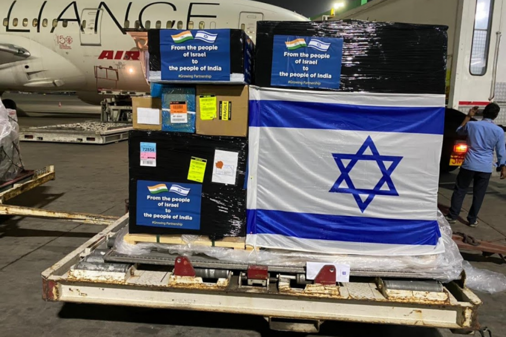 इस्रायलकडून भारताला वैद्यकीय मदत