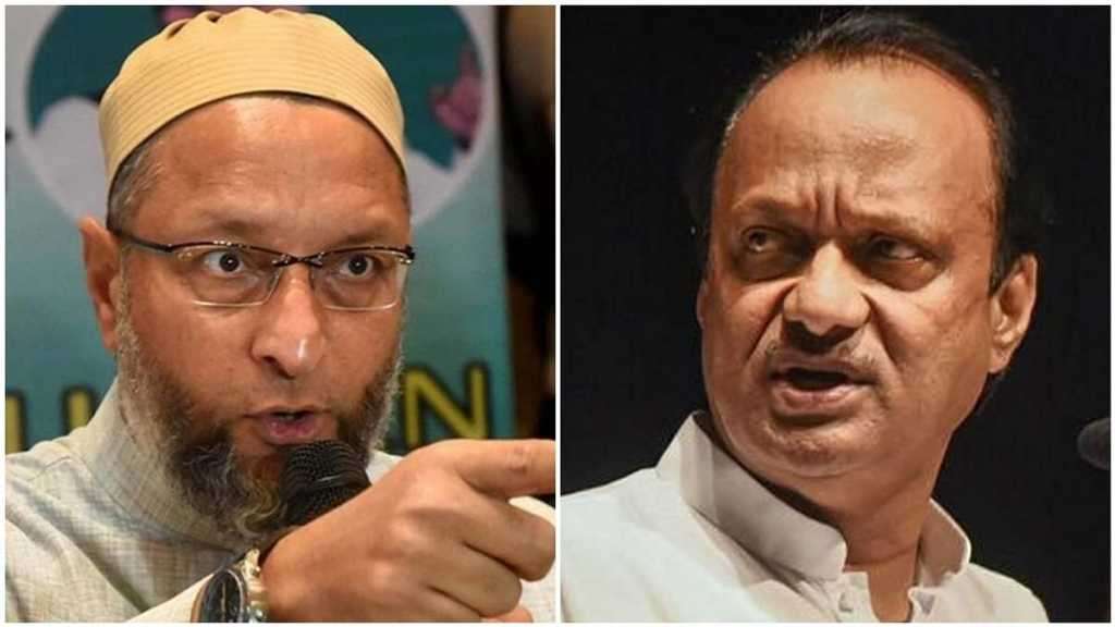 उत्तर प्रदेशमधून ओवैसींचा अजित पवारांवर निशाणा