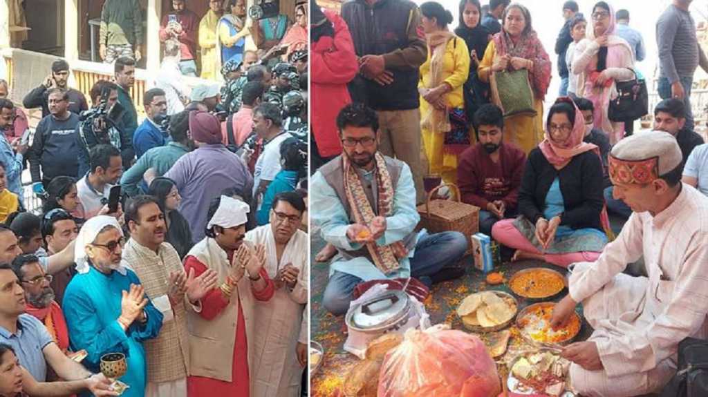 काश्मिरी पंडितांनी श्रीनगरमध्ये साजरा केला ‘नवरेह’ सण