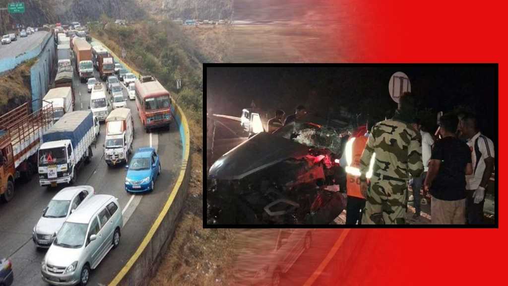 कंटेनरचा ब्रेक फेल, सहा कारना धडक, १ ठार