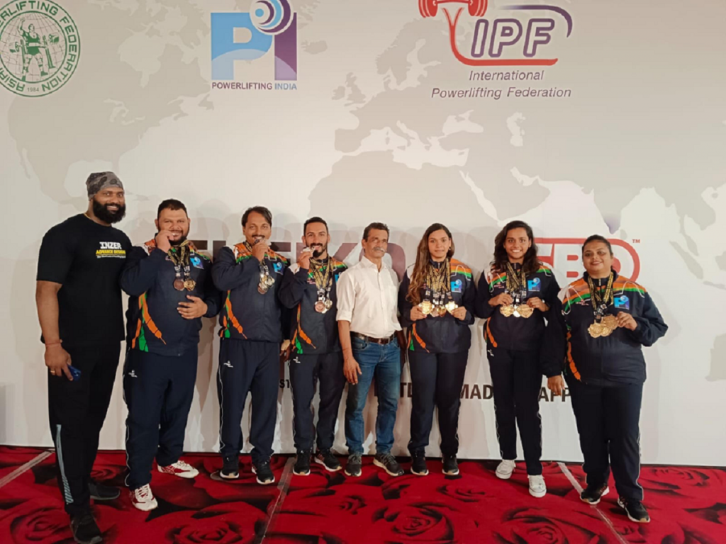 पॉवरलिफ्टिंगमध्ये महाराष्ट्राची पदकांची लूट