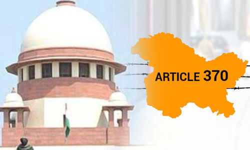 कलम- ३७० विरोधातील याचिकांवर २ ऑगस्टपासून सुनावणी