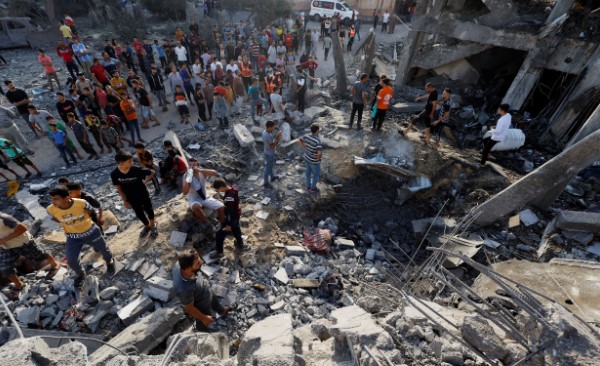 गाझा पट्टीतील रुग्णालयावरील हल्ला कोणी केला?