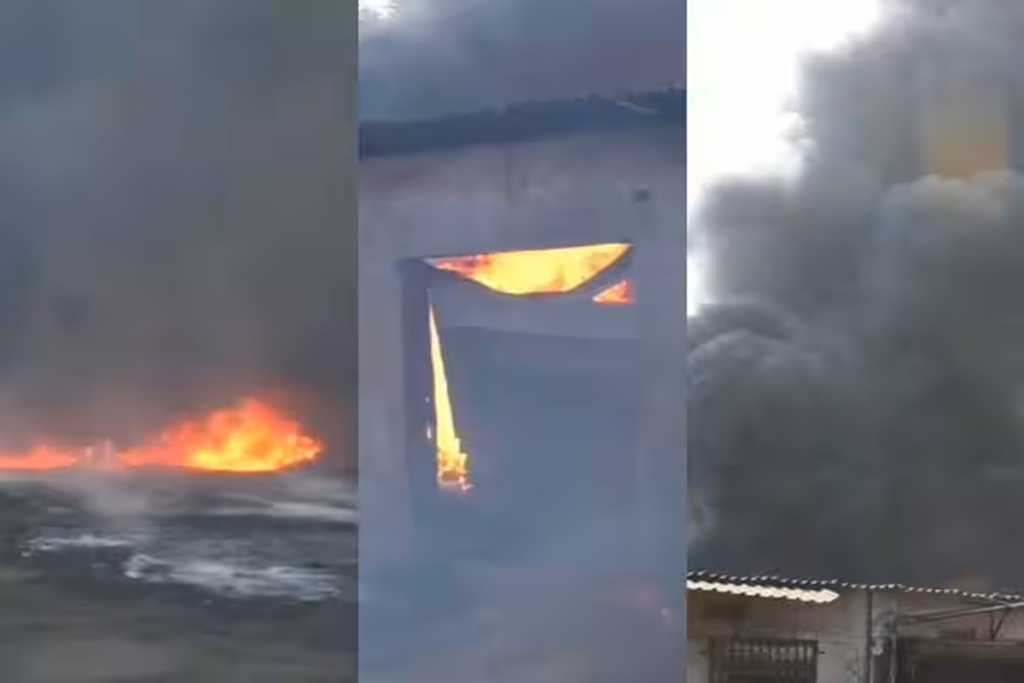 भिवंडीतील तीन गोदामांना भीषण आग!