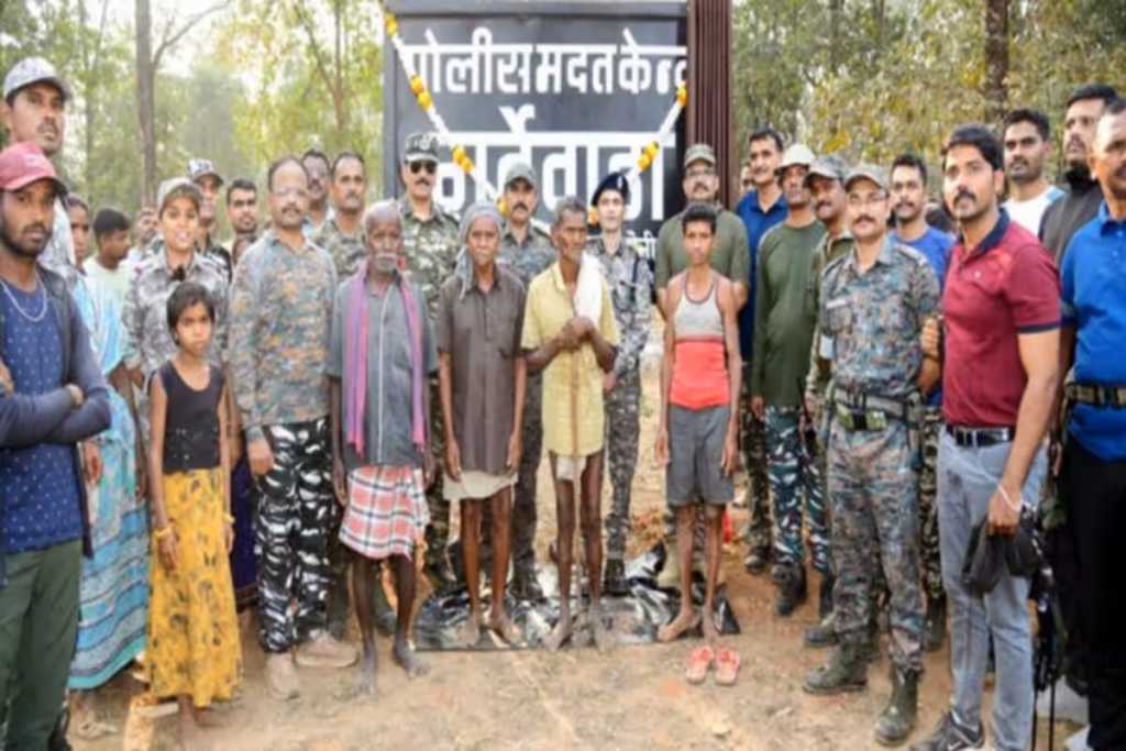 गडचिरोली: नक्षलवाद्यांच्या छाताडावर बसून पोलिसांनी गरदेवाडात बांधली चौकी!