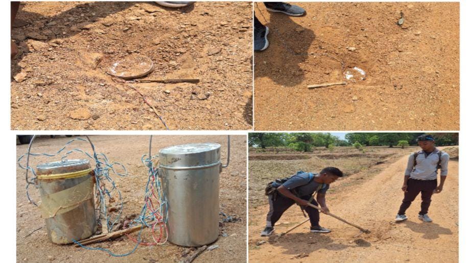 ‘नक्षलवाद्यांनी जमिनीत पुरलेले २० किलो आयडी जागीच निष्प्रभ’