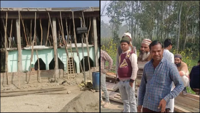 मजारवर रातोरात बेकादेशीर बांधकाम, भाजपाच्या तक्रारीनंतर मुस्लिमांनी स्वतःच तोडले!