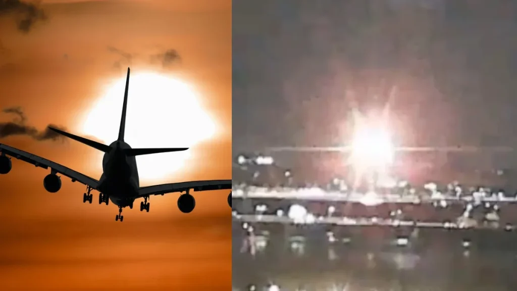 अमेरिकेत प्रवासी विमानाची लष्करी हेलिकॉप्टरला धडक, १८ जणांचा मृत्यू!