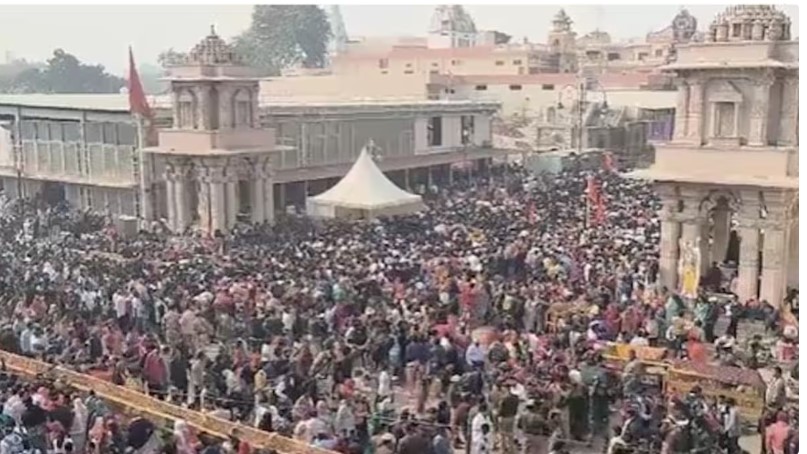 महाकुंभाचा परिणाम! अयोध्येत भाविकांची प्रचंड गर्दी, ट्रस्टने केले आवाहन!