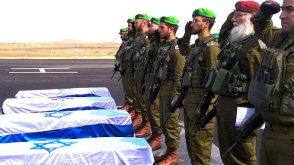 हमासकडून युद्धबंदी कराराअंतर्गत चार ओलिसांचे मृतदेह सुपूर्द