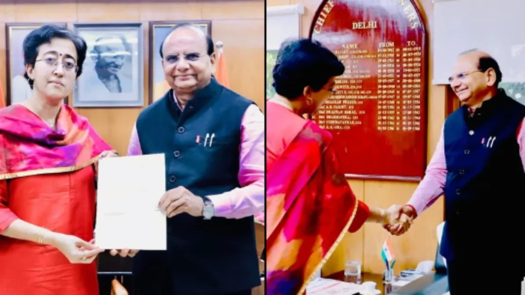 आतिशी यांनी दिला मुख्यमंत्रीपदाचा राजीनामा!