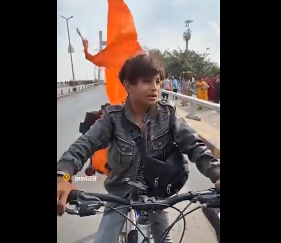 १२ वर्षीय यश १५ हजार किमी सायकल चालवून महाकुंभात सहभागी!