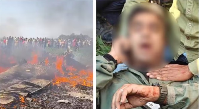 मध्य प्रदेशात हवाई दलाचे लढावू विमान मिराज कोसळले, वैमानिक सुरक्षित!