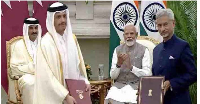 भारत-कतारमध्ये द्विपक्षीय चर्चा, आर्थिक आणि धोरणात्मक सहकार्य वाढवण्याचा उद्देश!