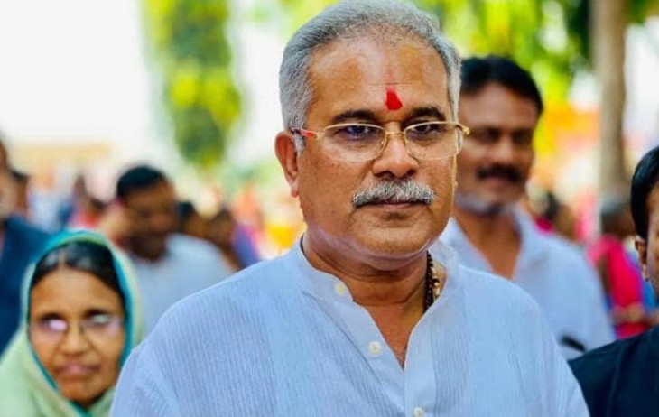 छत्तीसगडचे माजी मुख्यमंत्री भूपेश बघेल यांच्या घरावर सीबीआयकडून छापेमारी