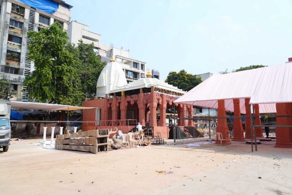 Chaitra Navratri : आनंद चॅरिटेबल ट्रस्टच्या यंदाच्या नवरात्र उत्सवात गणपतीपुळे मंदिराची प्रतिकृती