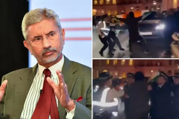 जयशंकर यांच्या ताफ्यासमोर खलिस्तानींच्या निदर्शनावर भारताने ब्रिटनला सुनावले