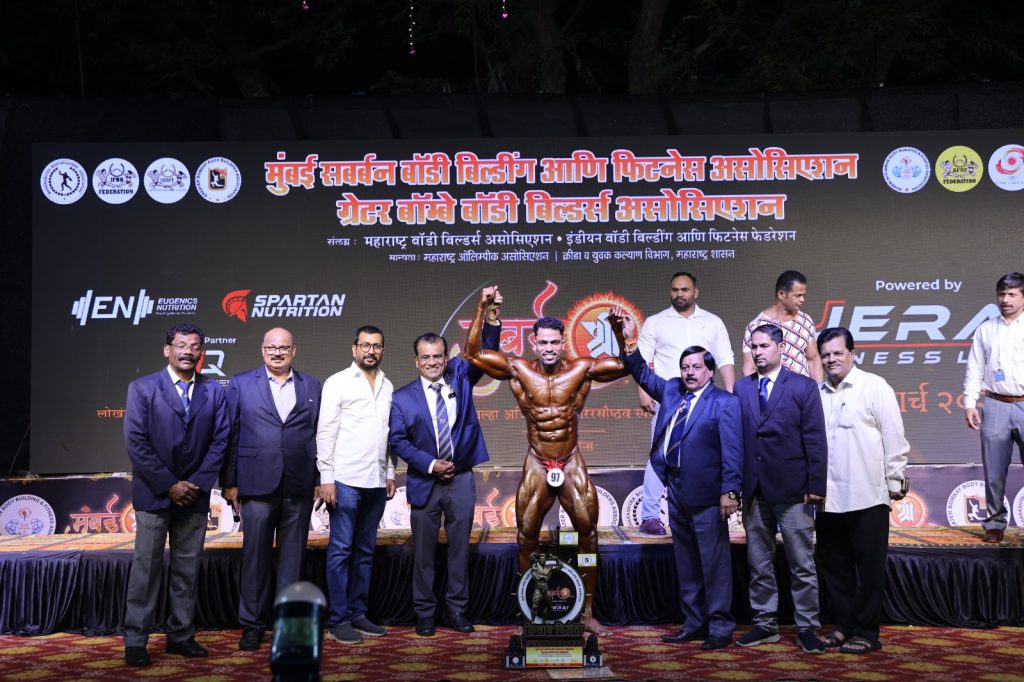 निलेश रेमजेला मुंबई श्रीचा मान