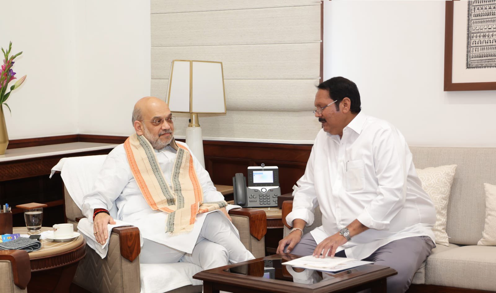 Udyanraje Bhosle Meet Amit Shah And Requested To Bring Authorised ...