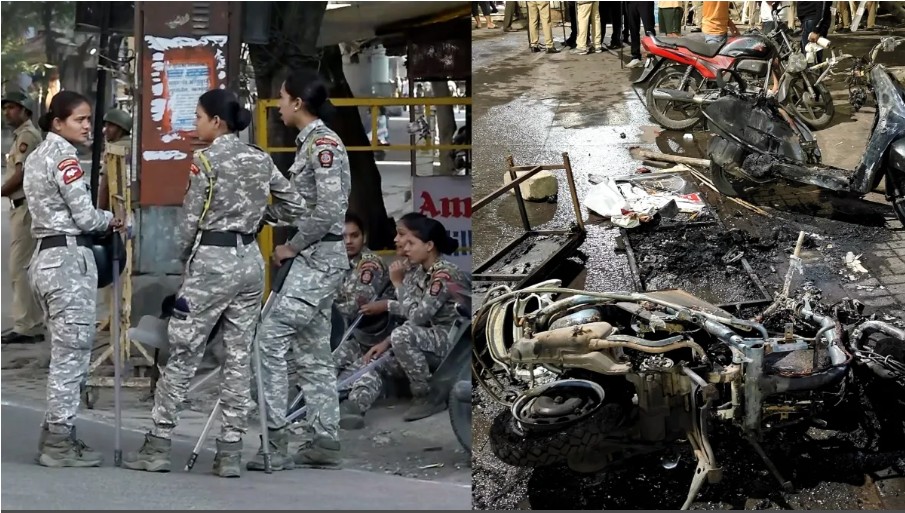 वाहने पेटवली ती हिंदूंची, घटनेवेळी मुस्लिमांचे एकही वाहन पार्क नव्हते!