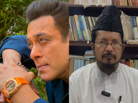 सलमान खानच्या घडाळ्यात राम मंदिर…मौलाना शहाबुद्दीन रजवी संतापले