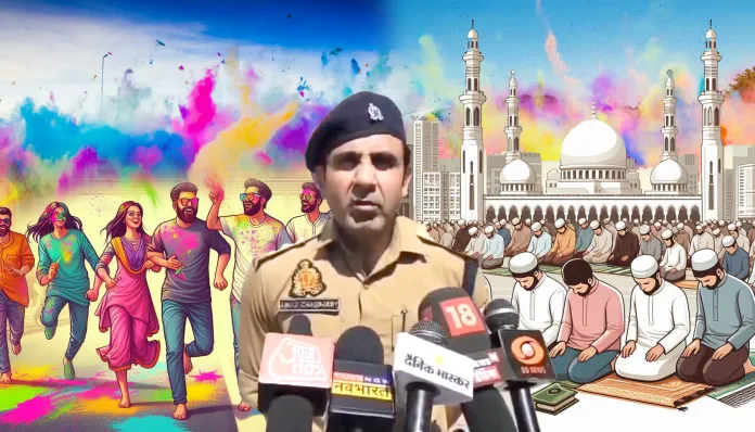 संभलमध्ये उत्साहात होळी, कडक सुरक्षा, ड्रोनच्या मदतीने नजर