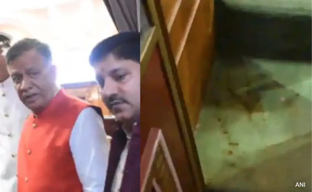 उत्तर प्रदेश विधानसभेत आमदार पान खाऊन थुंकला, अध्यक्षांनी दिली समज