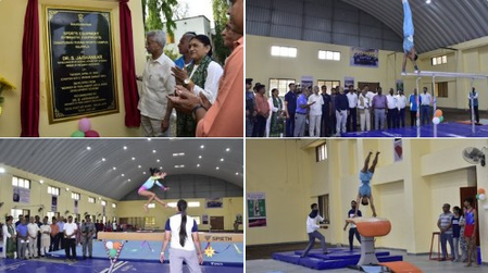 राजपीपला येथे आधुनिक जिम्नॅस्टिक हॉलचे उद्घाटन
