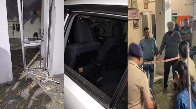 भाजप नेते मनोरंजन कालिया यांच्या घराबाहेर ग्रेनेड हल्ला!