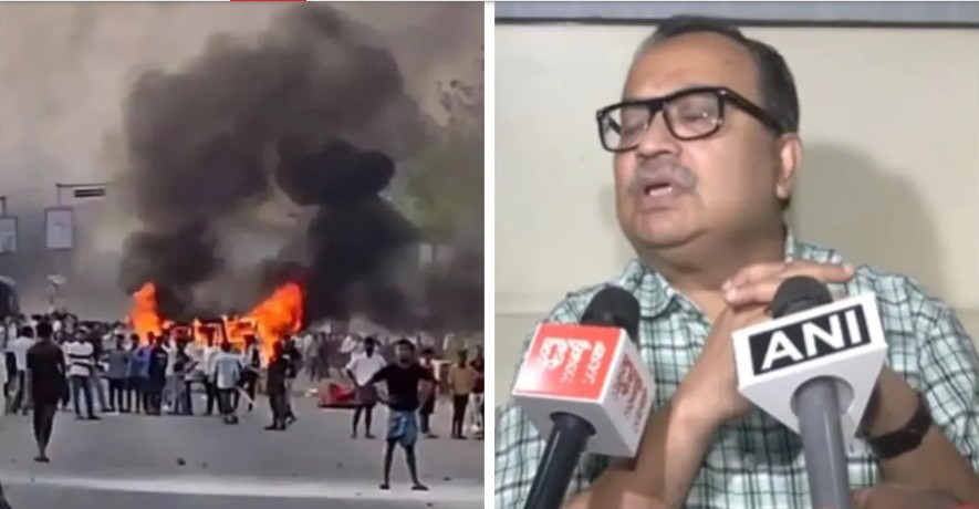 तृणमूल काँग्रेस म्हणते, सीमासुरक्षा दलाच्या मदतीने मुर्शिदाबादेत दंगल!