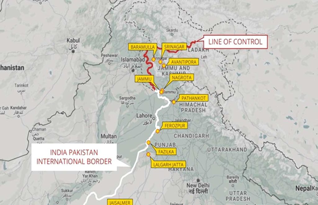 भारत आणि पाकिस्तानमध्ये रात्रीपासून हवाई संघर्ष, अनेक क्षेपणास्त्र हल्ले अयशस्वी