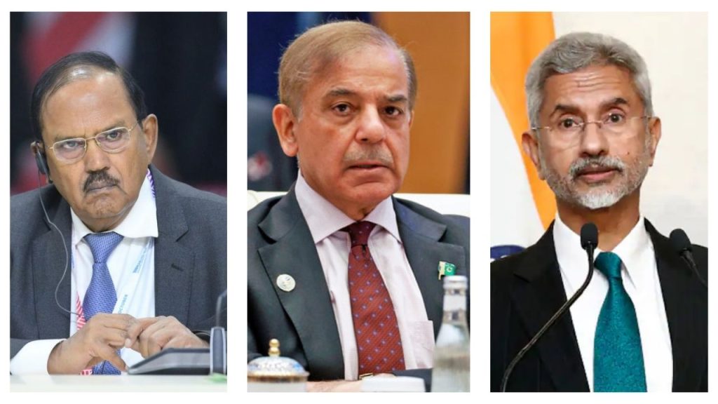 एकाच वेळी, पाककडून जयशंकर, डोवाल यांचे फूट मसाज आणि युद्धखोरी…