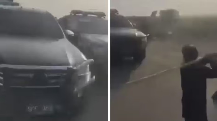 पाकच्या सिंधमध्ये बेनझीर भुट्टो यांच्या मुलीच्या ताफ्याला घेराव, काठ्यांनी हल्ला