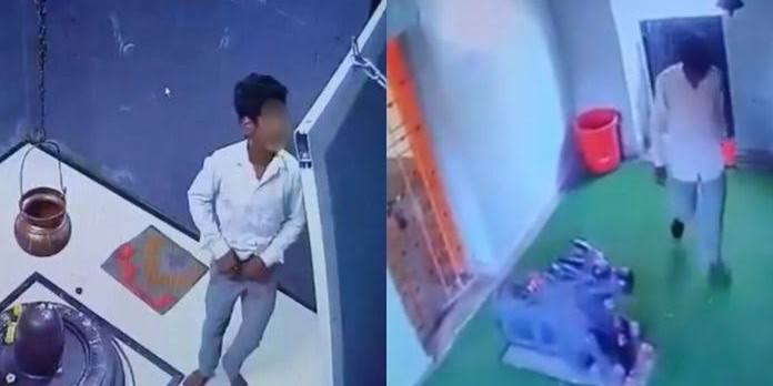 पौड नागेश्वर मंदिरात अन्नपूर्णा देवीची विटंबना, चांद शेखला अटक