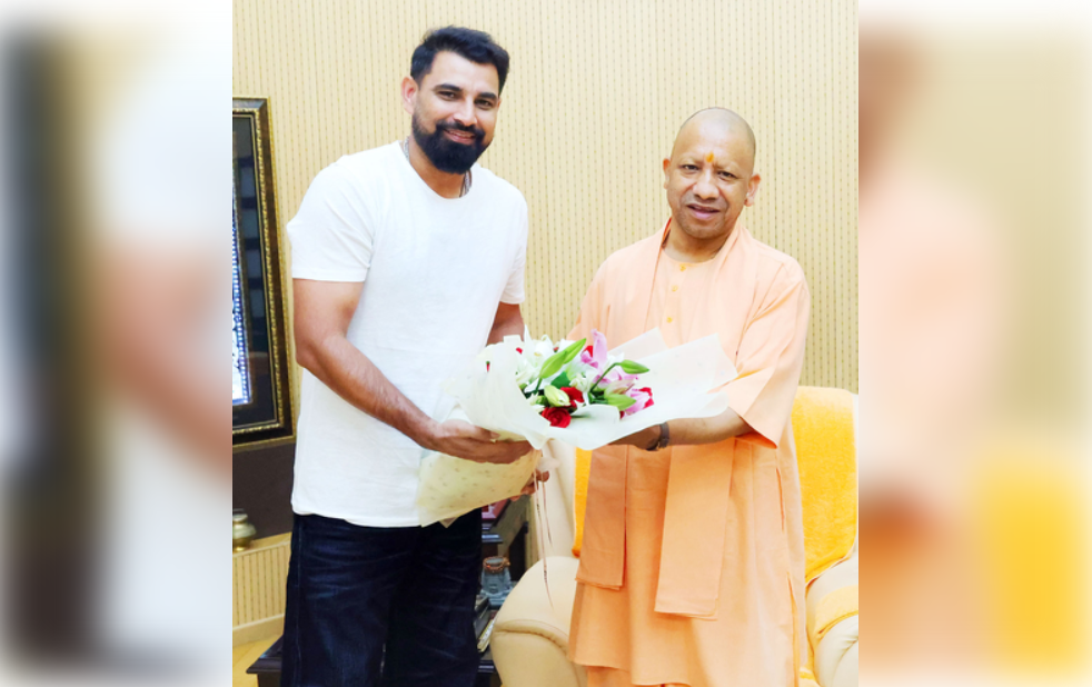 “धुरंधर शमीची भेट बुलंद योगींशी – अफवांना क्लीन बोल्ड!”