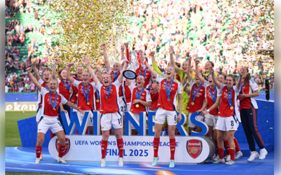 आर्सेनलच्या महिलांनी बार्सिलोना हरवून महिला चॅम्पियन्स लीग जिंकली