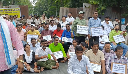 खडगपूरमध्ये अतिक्रमणावरून तणाव