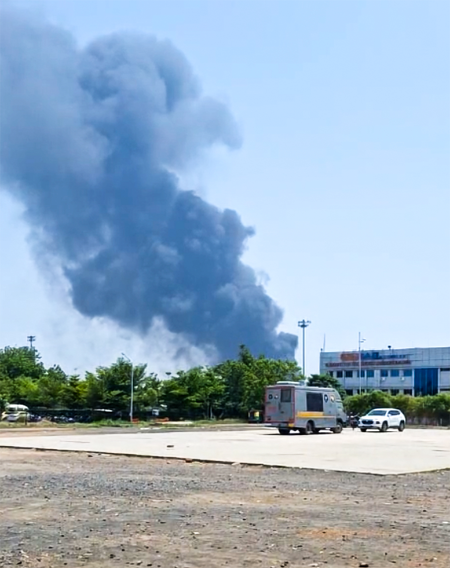 अहमदाबाद विमानतळावरील फ्लाइट ऑपरेशन्स स्थगित