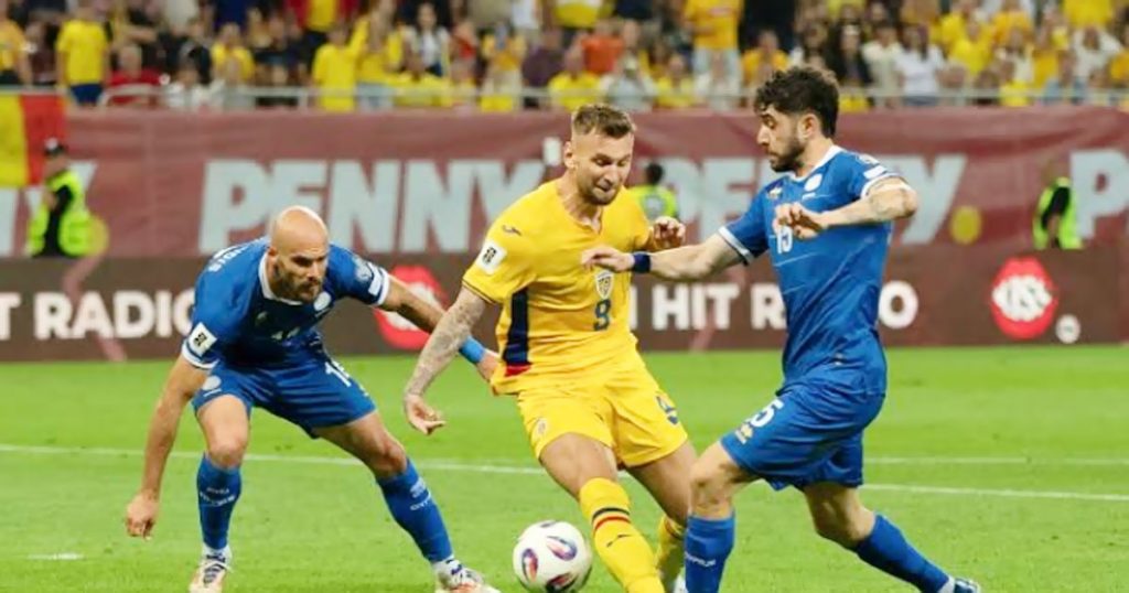 फीफा विश्वचषक २०२६: रोमानियाने सायप्रसचा २-० असा केला पराभव