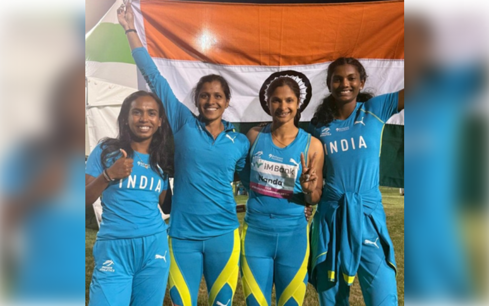 भारतीय महिला रिले संघाने आशियाई चषकात रौप्यपदक जिंकले!