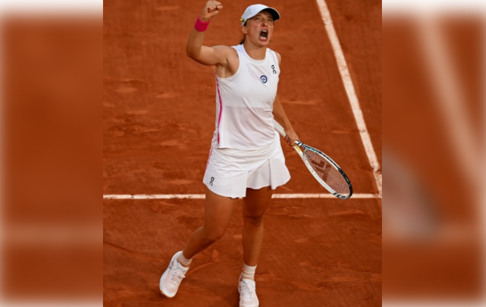 फ्रेंच ओपन: इगा स्वियाटेक सलग चौथ्यांदा सेमीफायनलमध्ये
