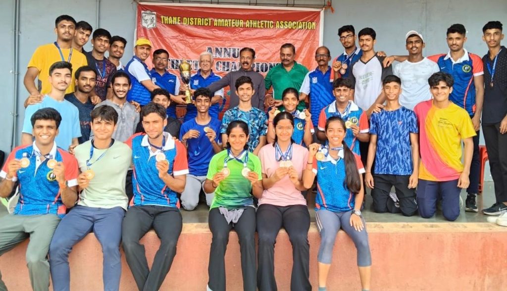 ठाणे मनपा ऍथलेटिक्स प्रशिक्षण योजनेच्या खेळाडूंनी सोने लुटले