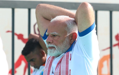 ‘योगांध्र’च्या गिनीज वर्ल्ड रेकॉर्डवर पंतप्रधान मोदी खुश