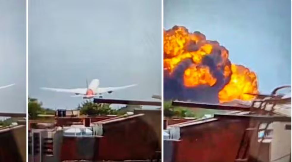 एअर इंडिया विमान अपघाताचा व्हिडीओ आला समोर!