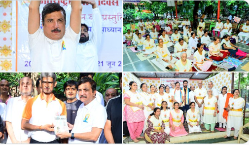 अतुल भातखळकरांचा कांदिवलीत योगाभ्यास!