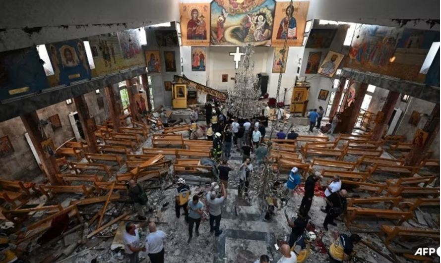 दमास्कसमधील सेंट इलियास चर्चमध्ये आत्मघातकी हल्ला, २२ जणांचा मृत्यू!