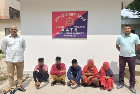 पाच बांग्लादेशी नागरिक अटकेत