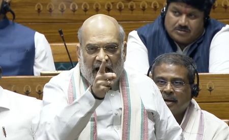 लोकसभेतील गोंधळावर अमित शाह यांचा संताप